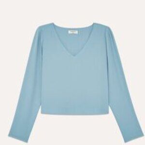 Aritzia babaton murphy long sleeve blouse